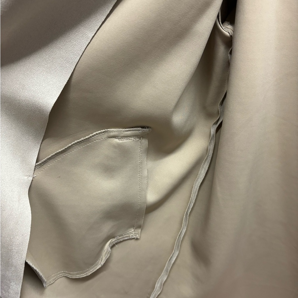 Pull&Bear Tan Trench Coat Classic Tailored Design - Picture 4 of 7